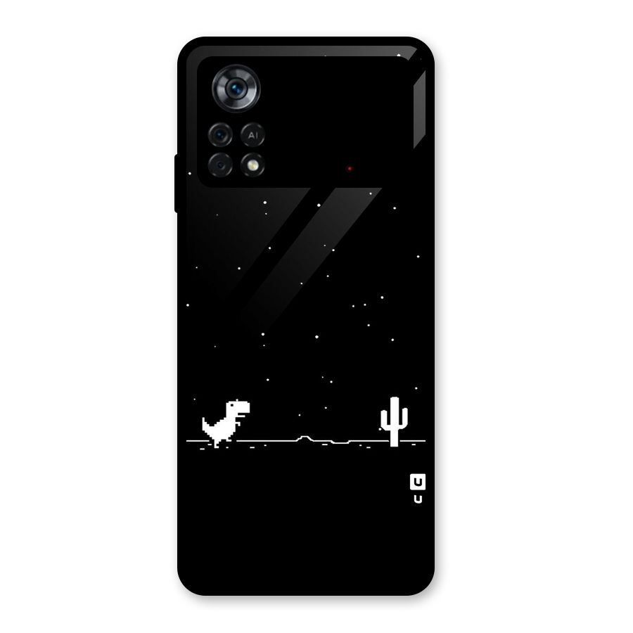 No Connection Night Glass Back Case for Poco X4 Pro 5G