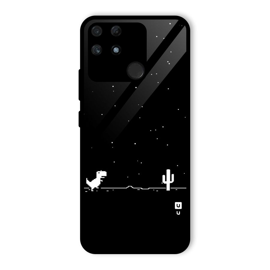 No Connection Night Glass Back Case for Realme Narzo 50A