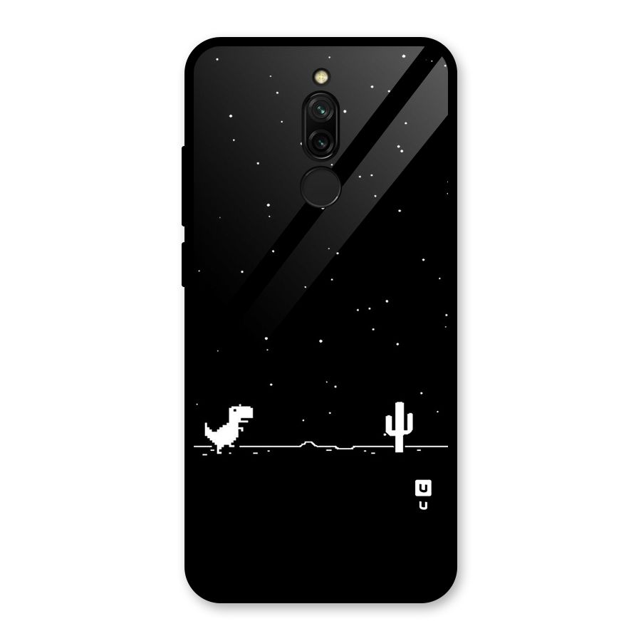 No Connection Night Glass Back Case for Redmi 8