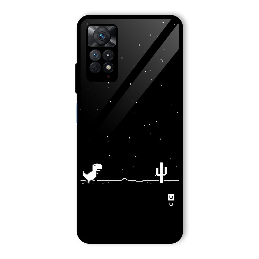 No Connection Night Glass Back Case for Redmi Note 11 Pro
