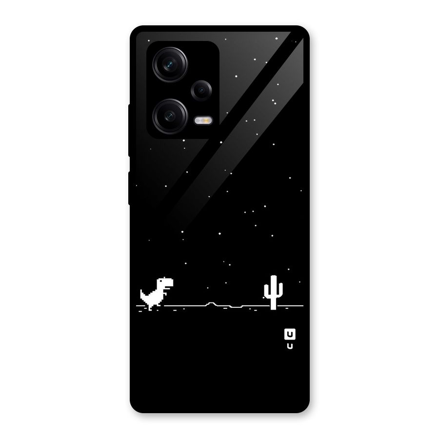 No Connection Night Glass Back Case for Redmi Note 12 Pro