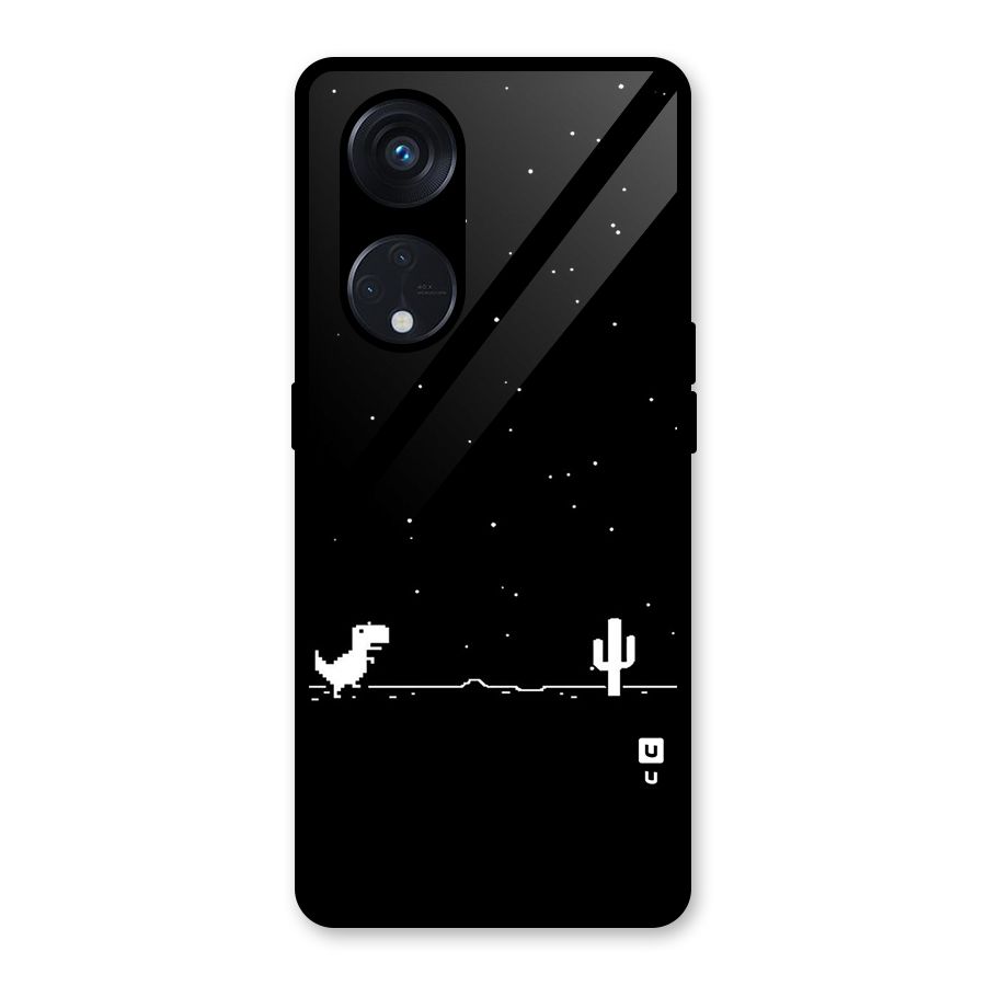 No Connection Night Glass Back Case for Reno8 T 5G