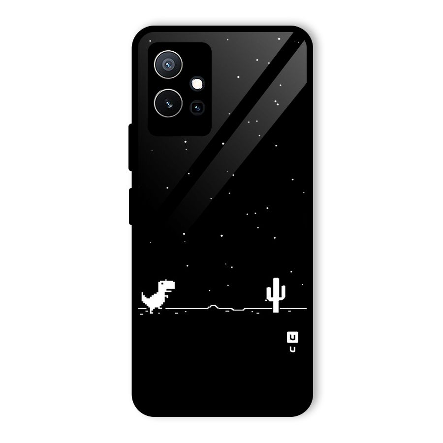 No Connection Night Glass Back Case for Vivo Y75 5G