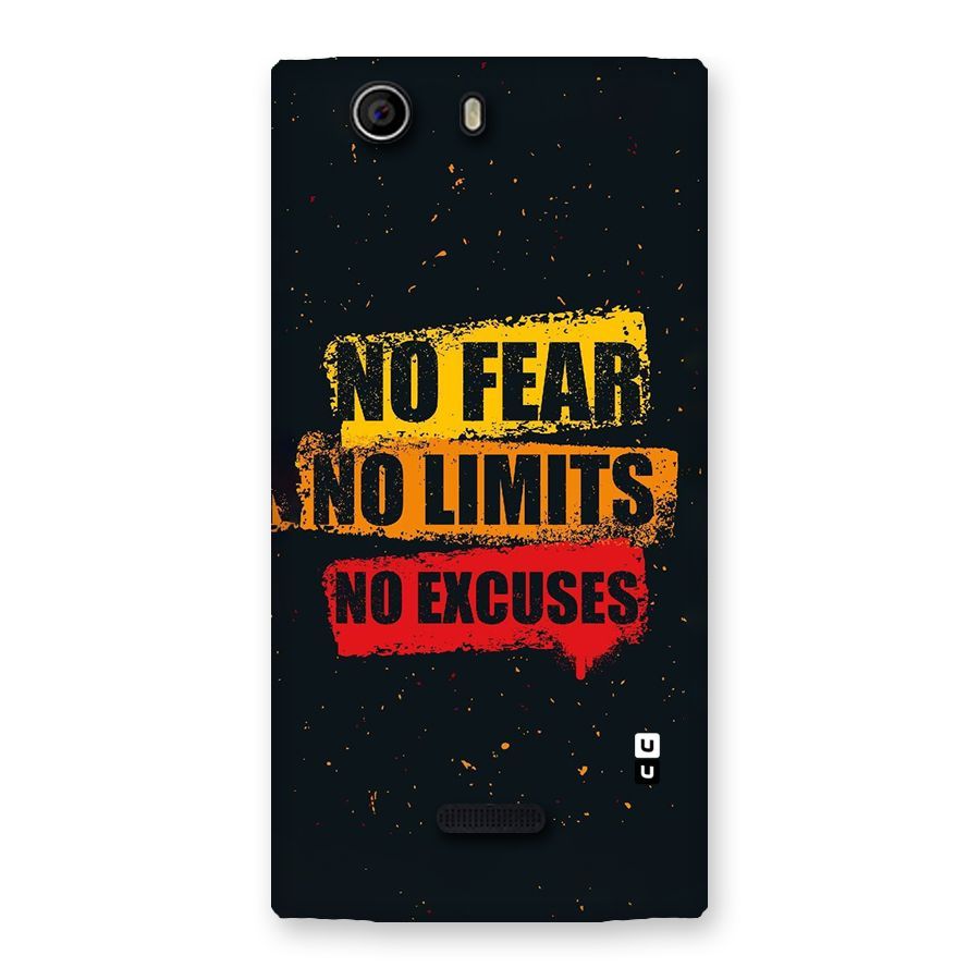 No Fear No Limits Back Case for Canvas Nitro 2 E311