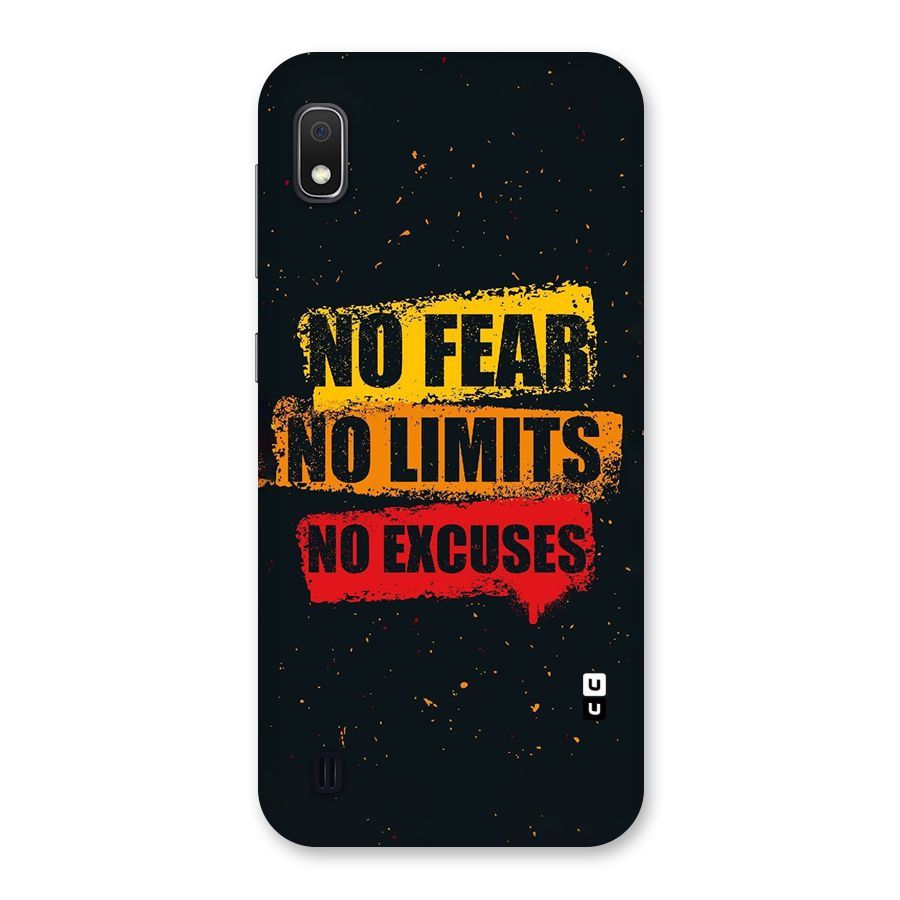No Fear No Limits Back Case for Galaxy A10