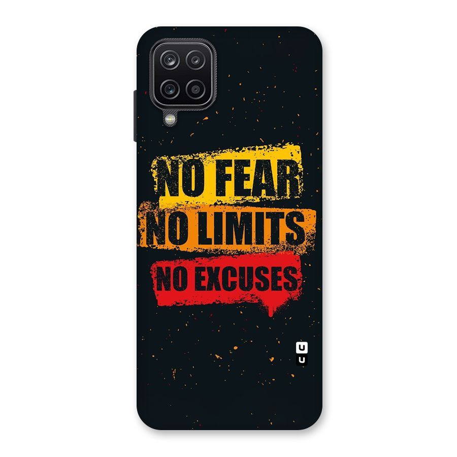 No Fear No Limits Back Case for Galaxy A12