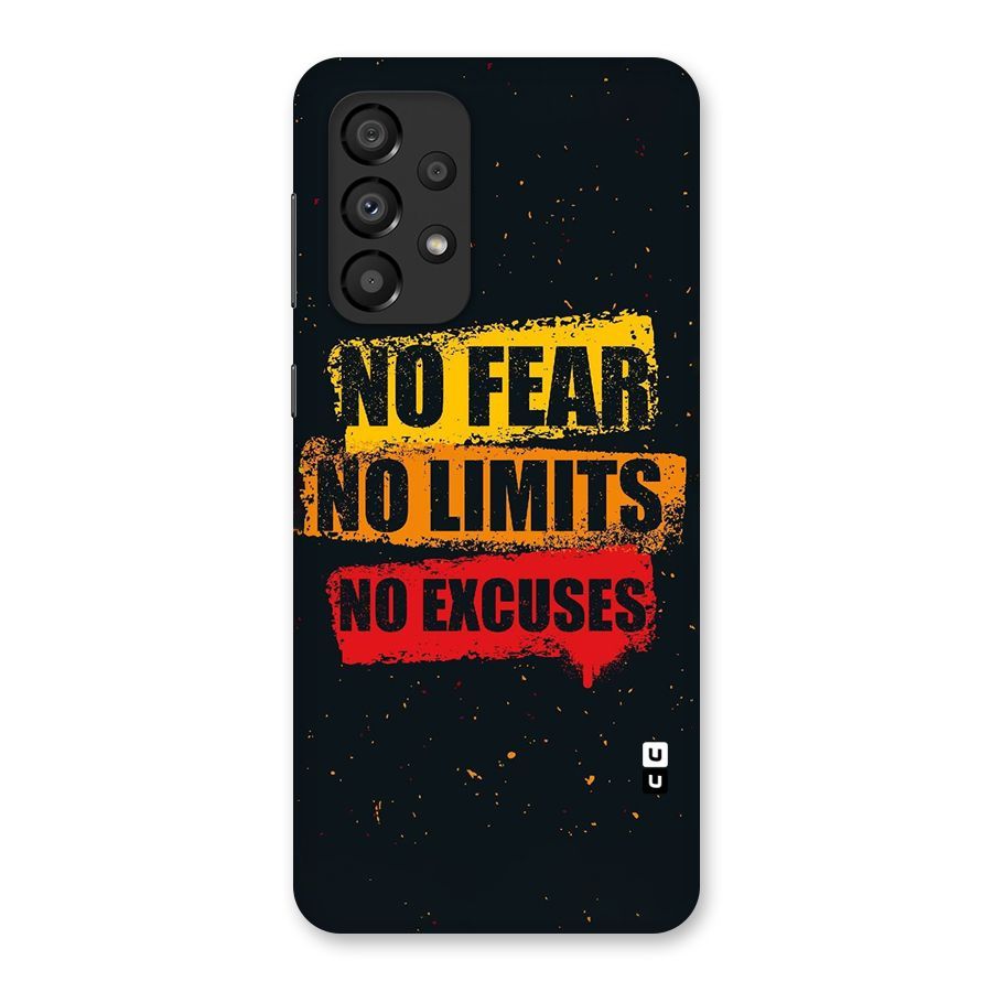 No Fear No Limits Back Case for Galaxy A33 5G