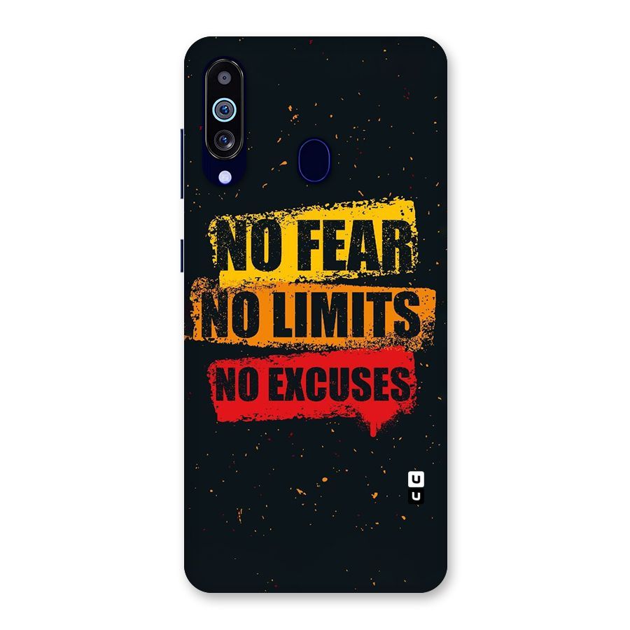 No Fear No Limits Back Case for Galaxy A60