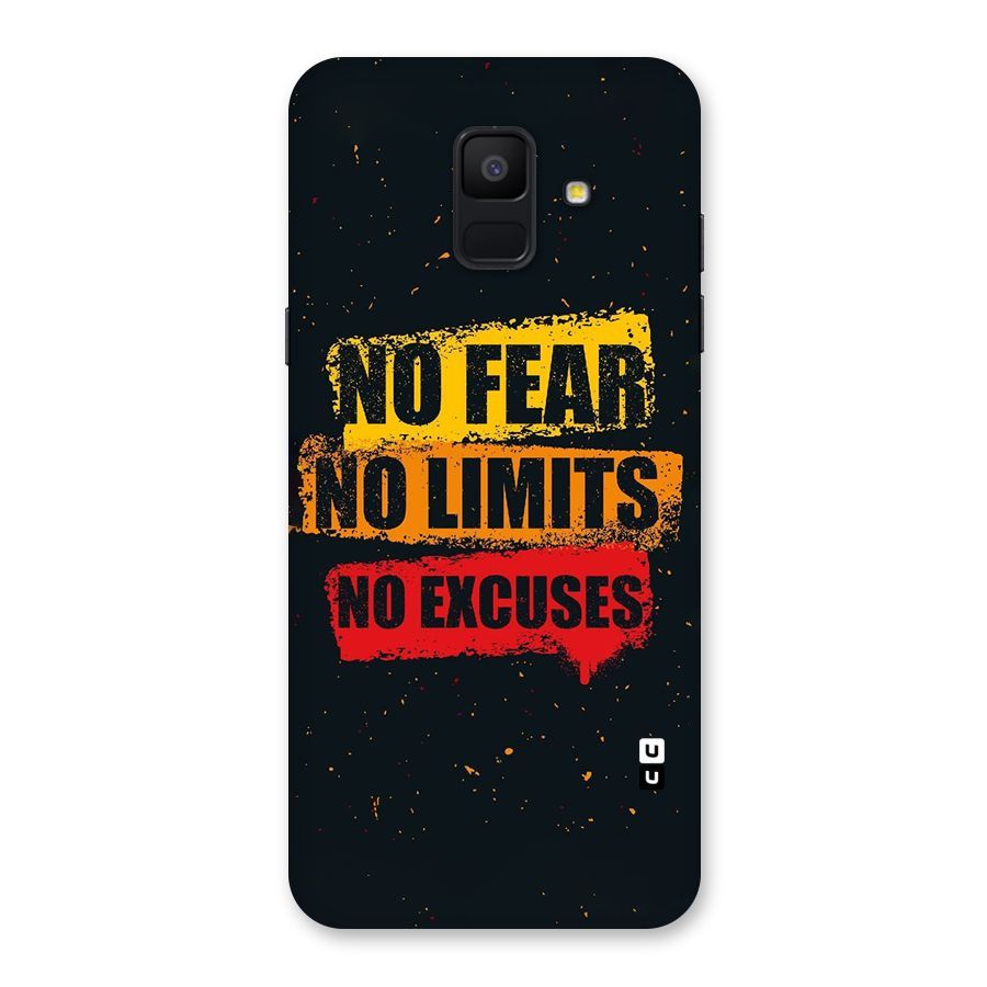 No Fear No Limits Back Case for Galaxy A6 (2018)