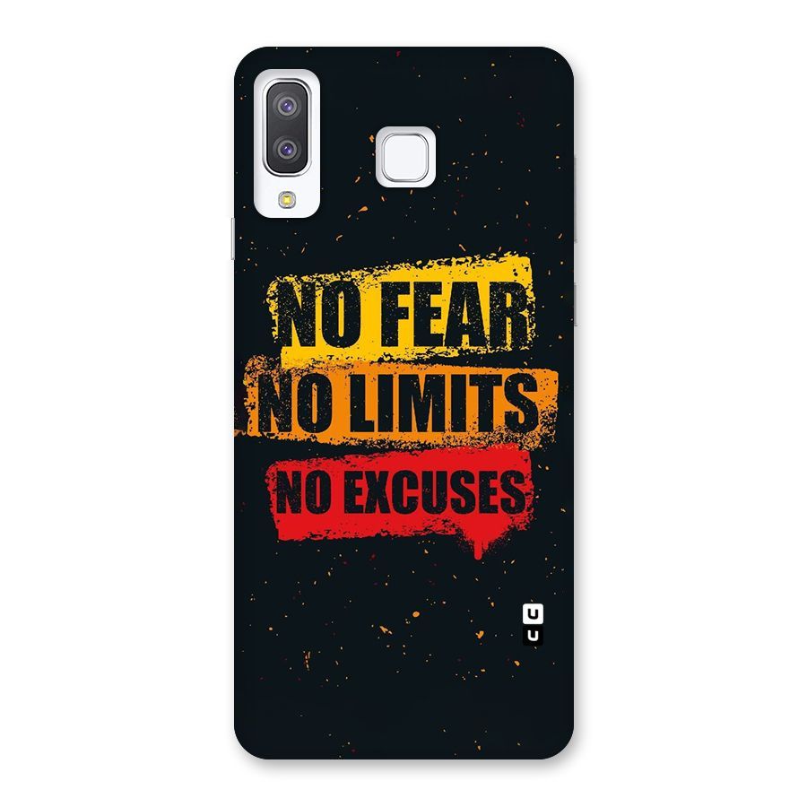 No Fear No Limits Back Case for Galaxy A8 Star