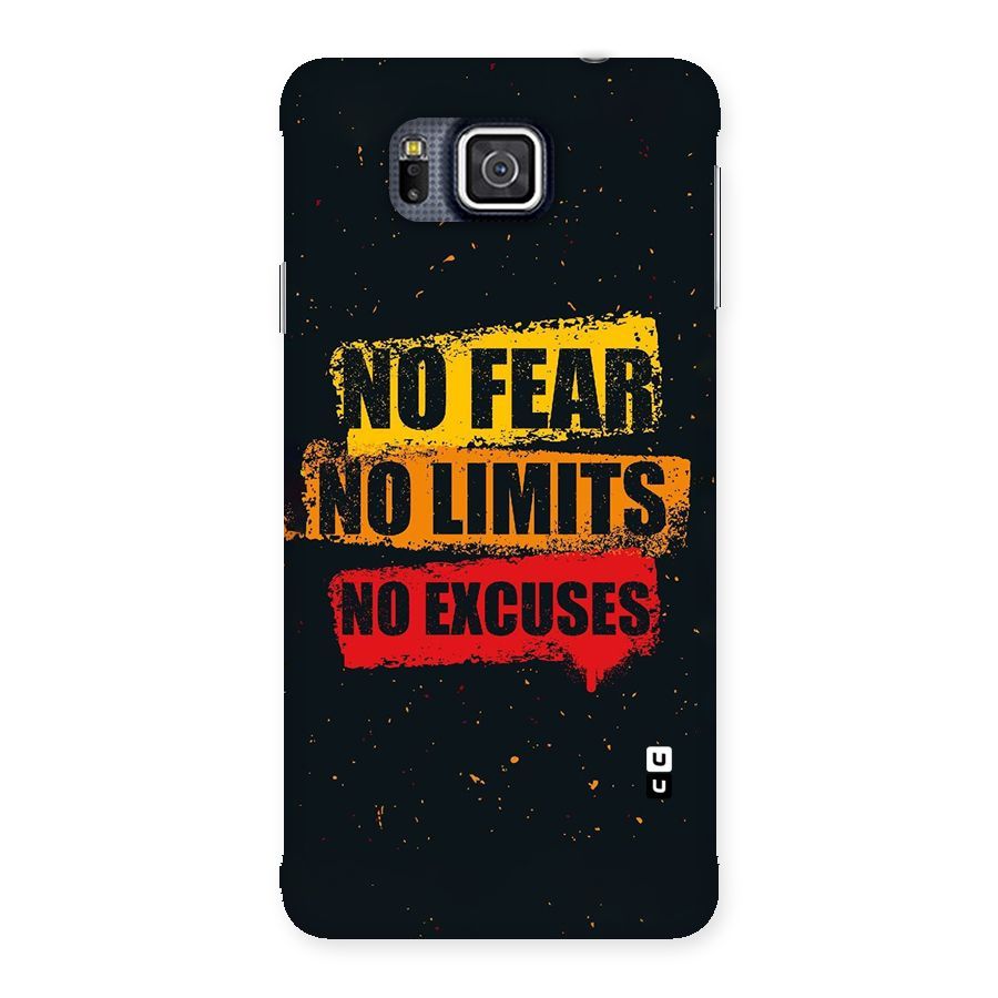No Fear No Limits Back Case for Galaxy Alpha