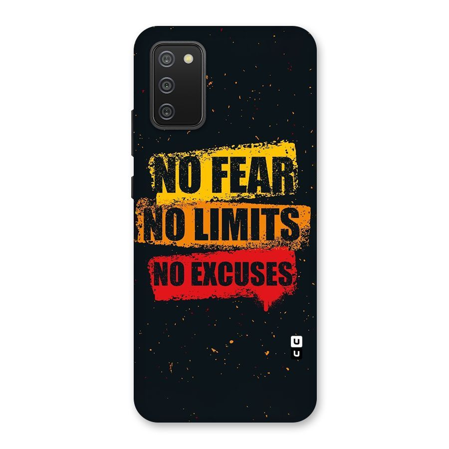 No Fear No Limits Back Case for Galaxy F02s