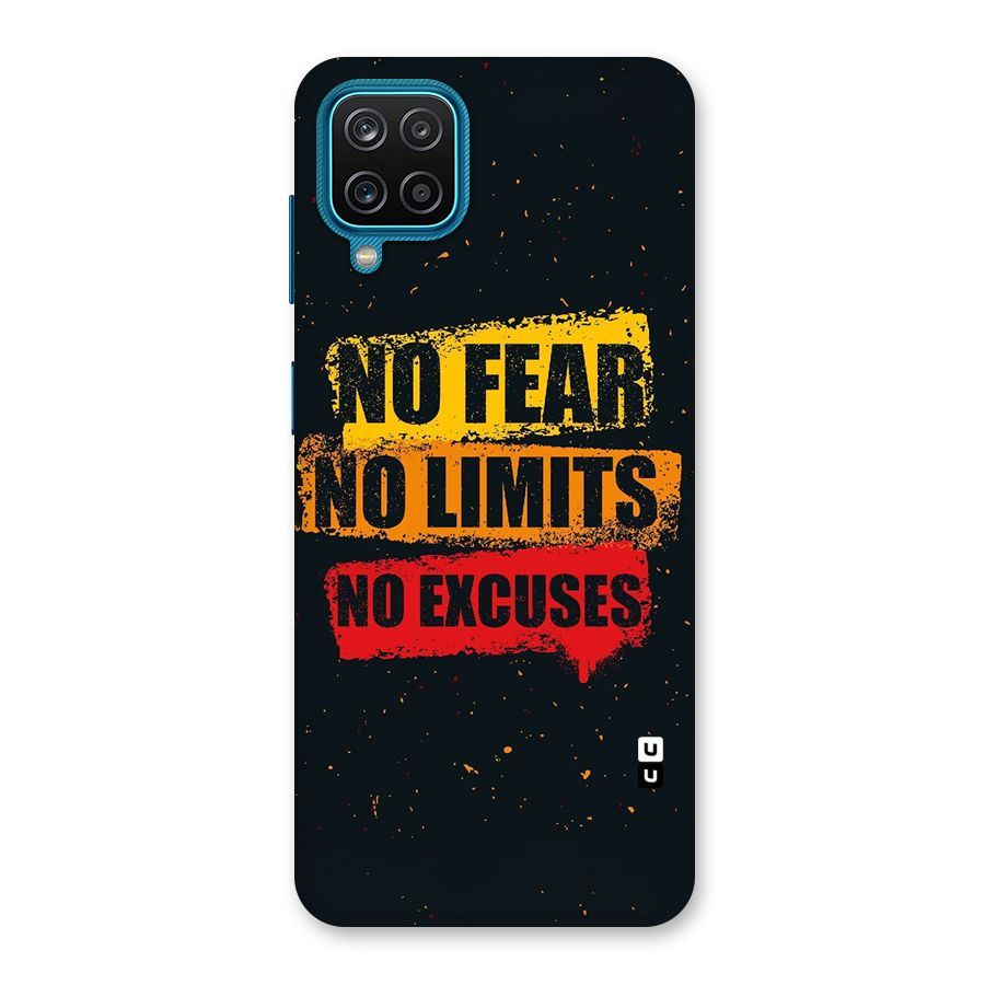 No Fear No Limits Back Case for Galaxy F12
