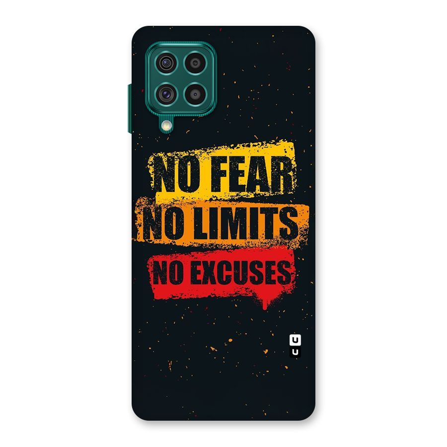 No Fear No Limits Back Case for Galaxy F62