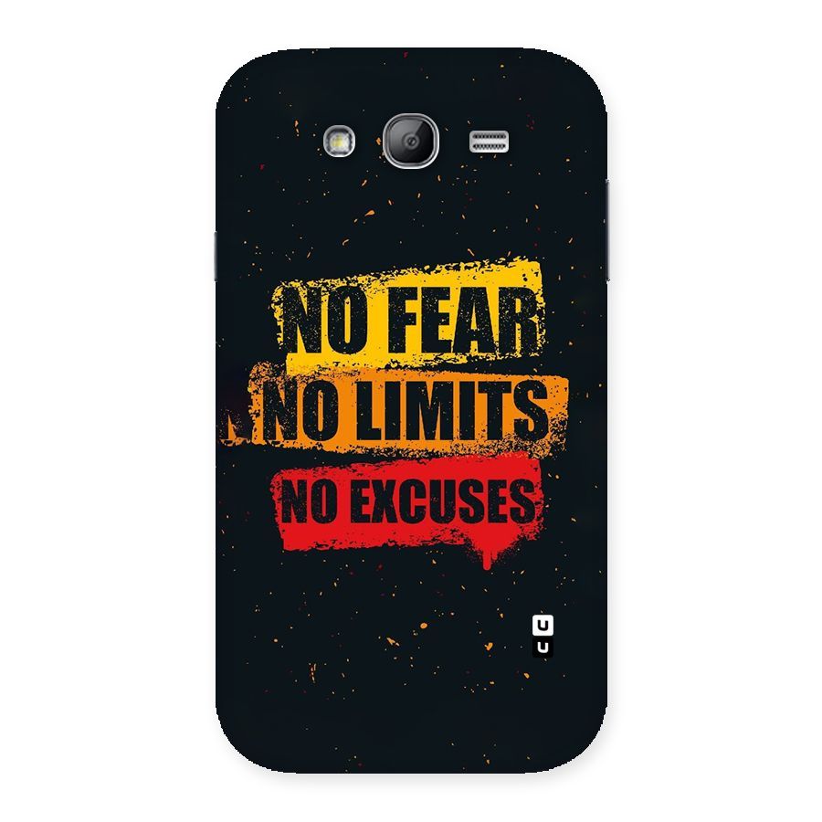 No Fear No Limits Back Case for Galaxy Grand