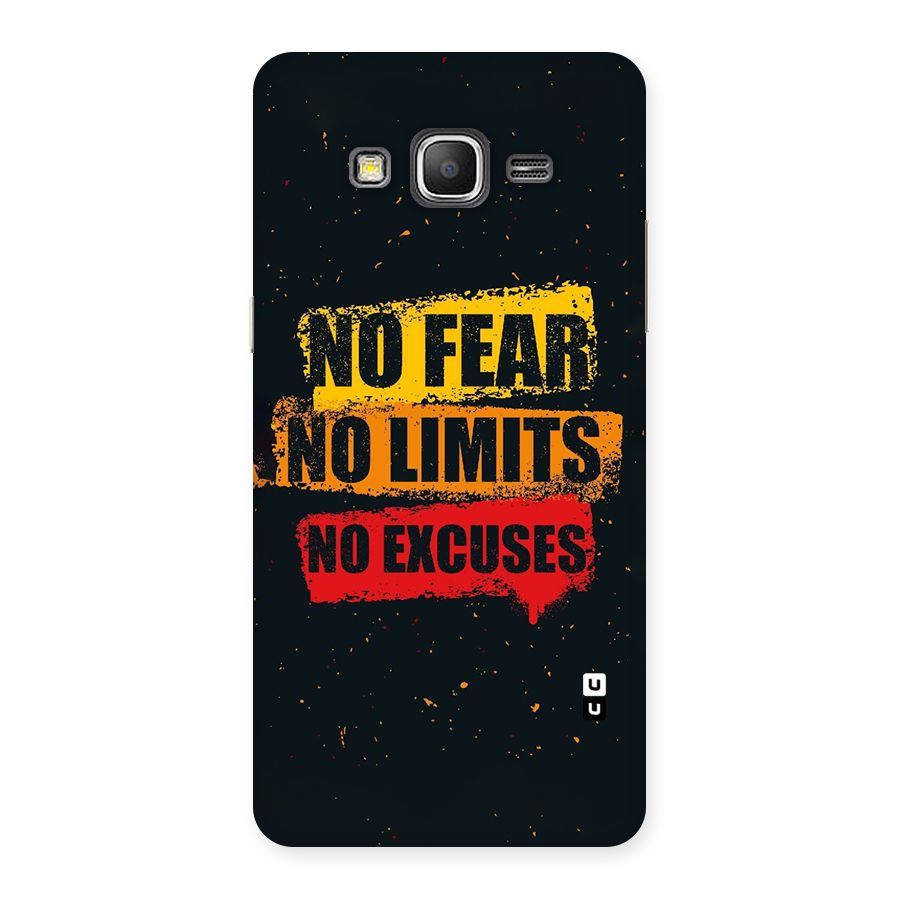 No Fear No Limits Back Case for Galaxy Grand Prime