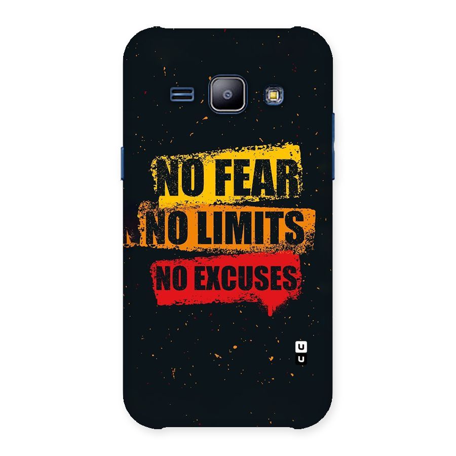 No Fear No Limits Back Case for Galaxy J1
