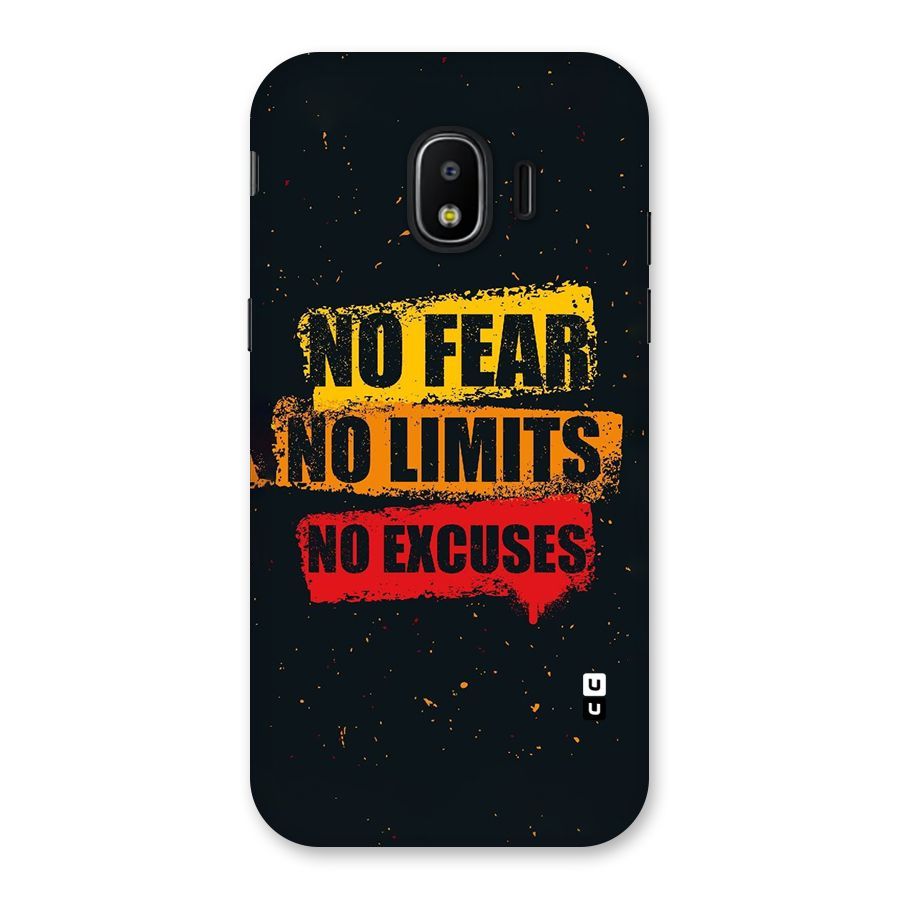 No Fear No Limits Back Case for Galaxy J2 Pro 2018