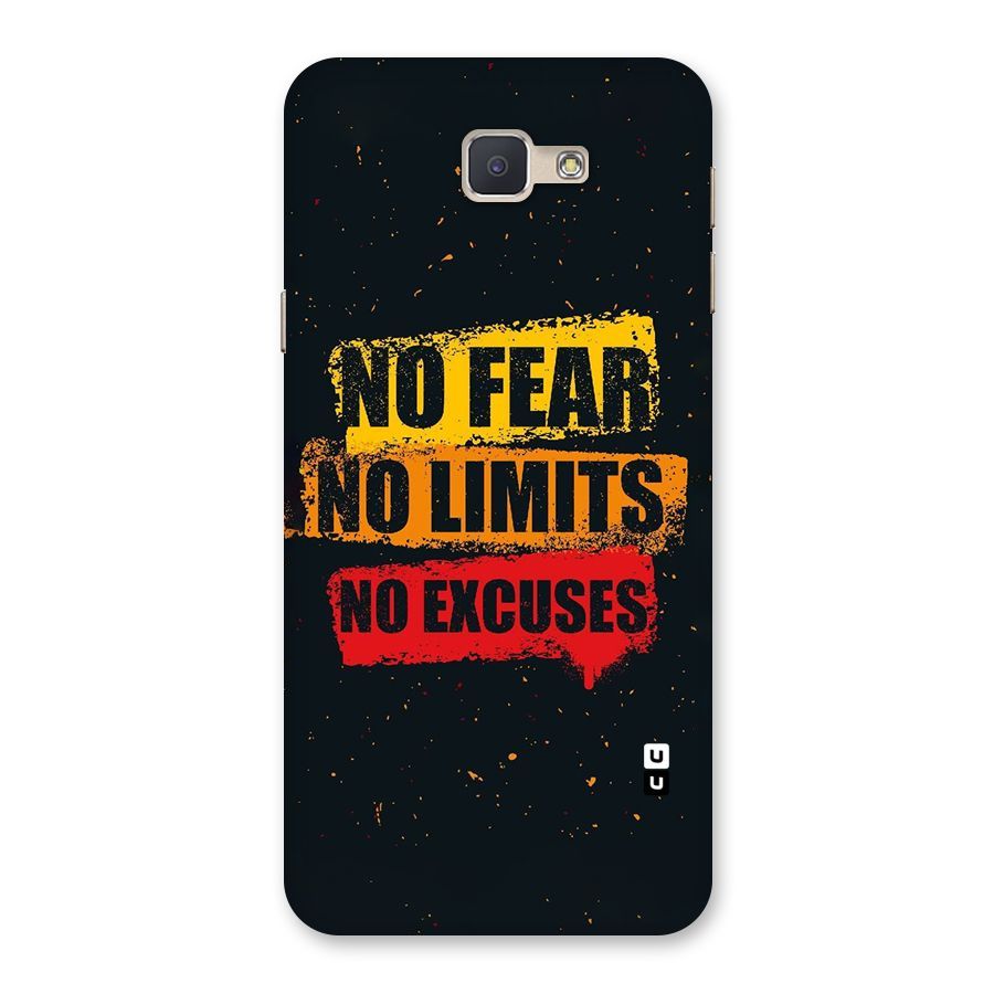 No Fear No Limits Back Case for Galaxy J5 Prime
