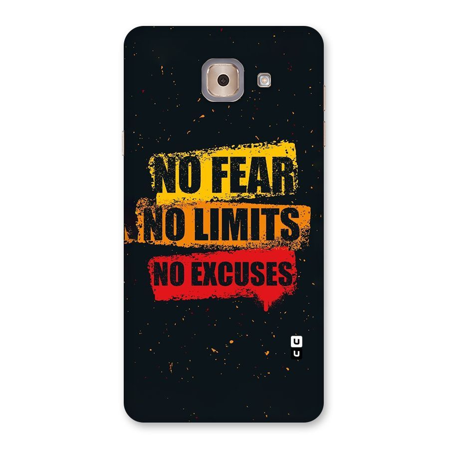 No Fear No Limits Back Case for Galaxy J7 Max