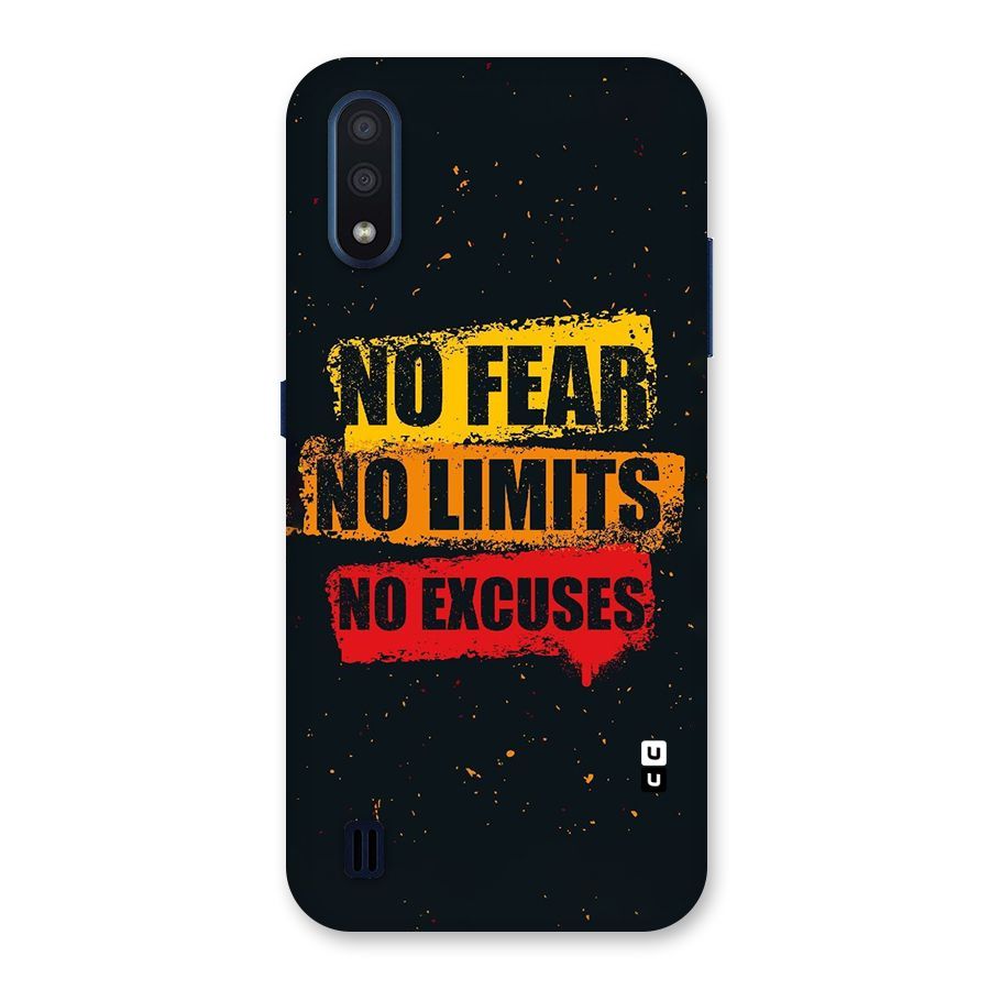 No Fear No Limits Back Case for Galaxy M01