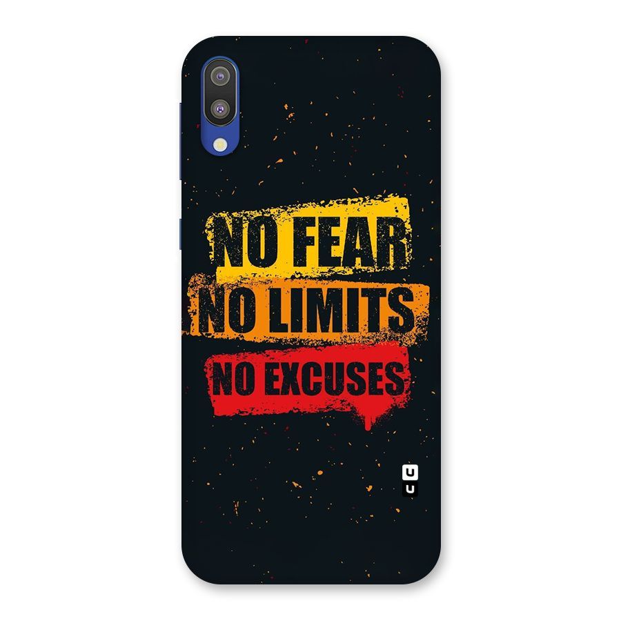No Fear No Limits Back Case for Galaxy M10