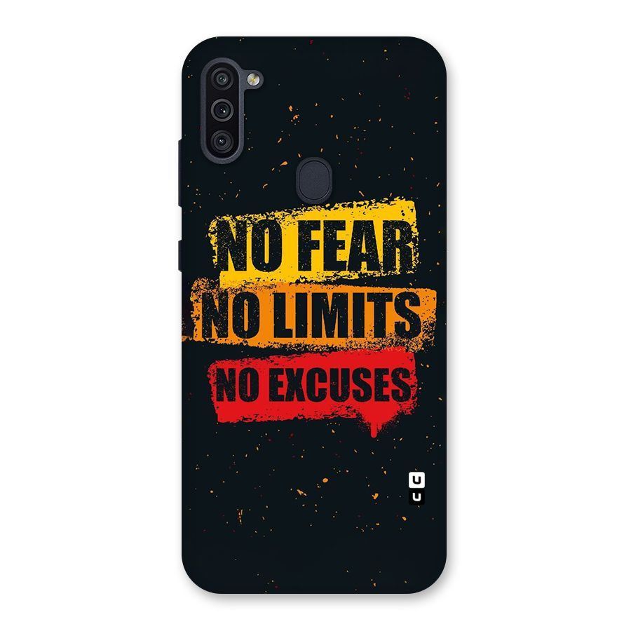 No Fear No Limits Back Case for Galaxy M11