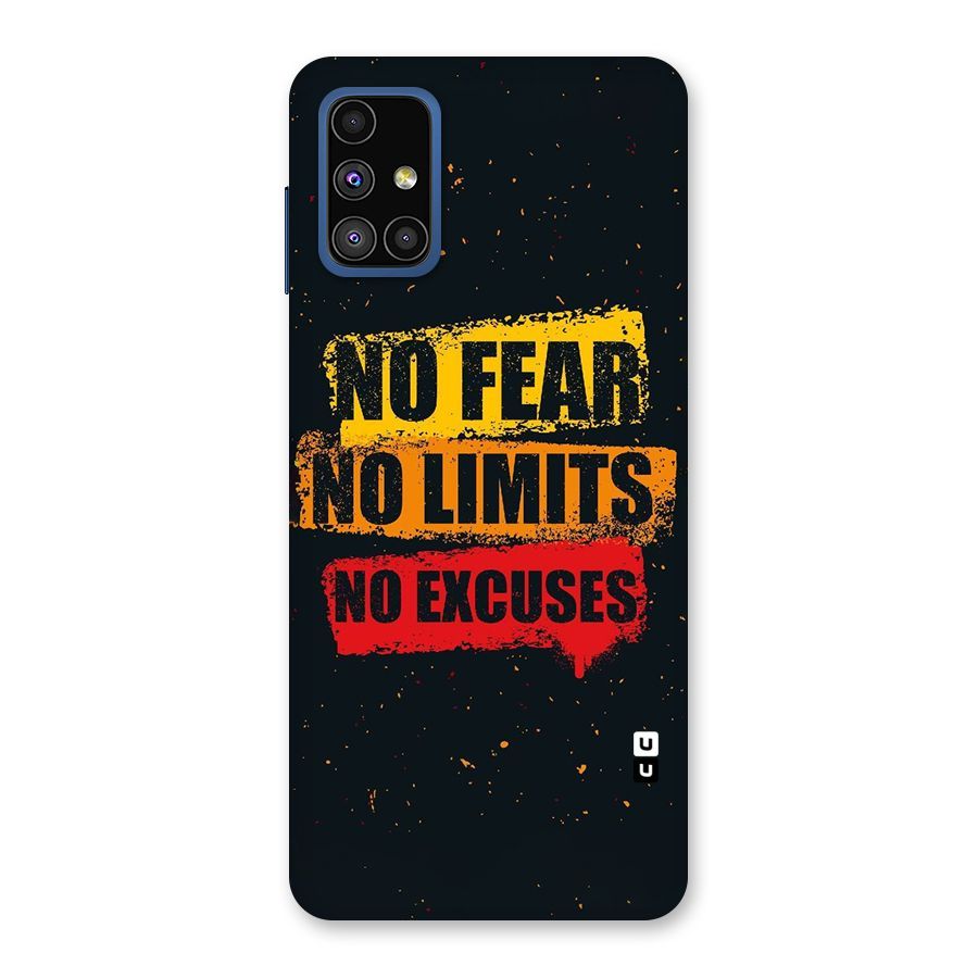 No Fear No Limits Back Case for Galaxy M51