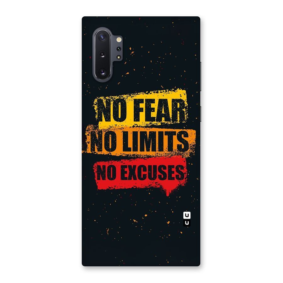 No Fear No Limits Back Case for Galaxy Note 10 Plus