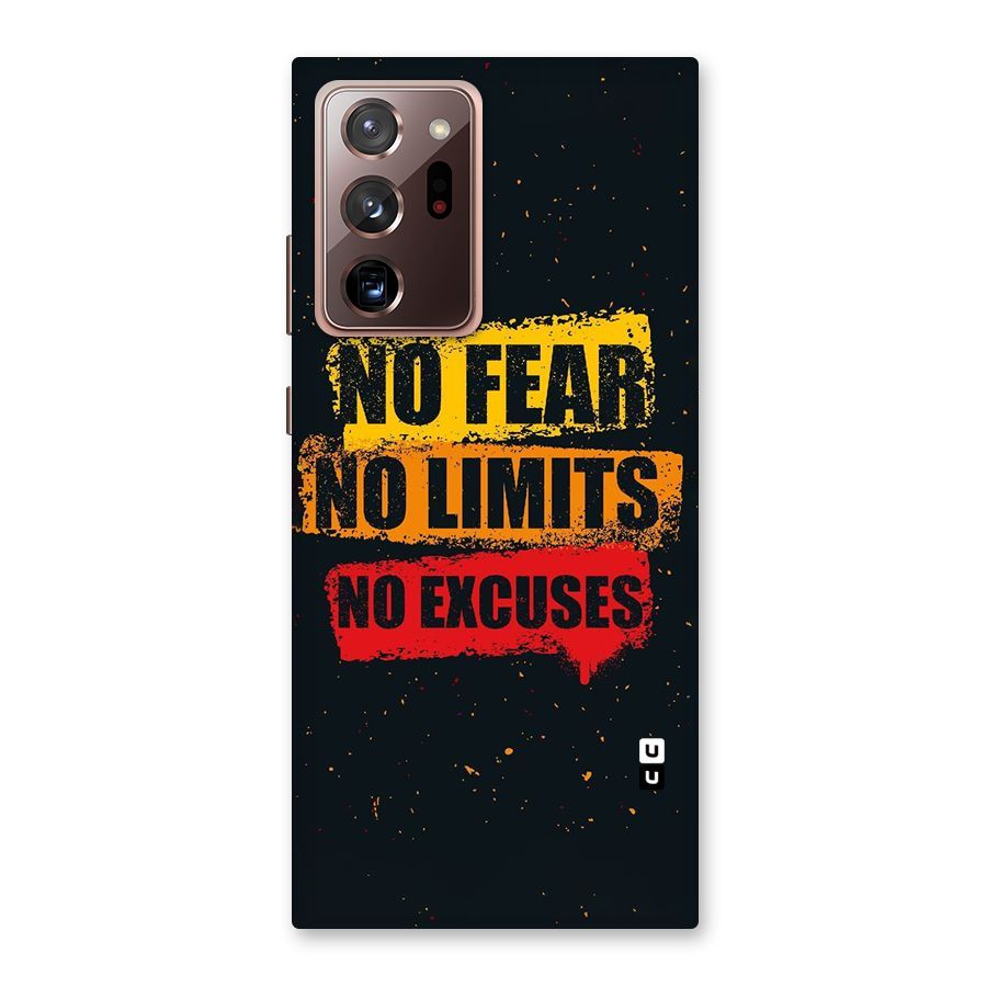 No Fear No Limits Back Case for Galaxy Note 20 Ultra