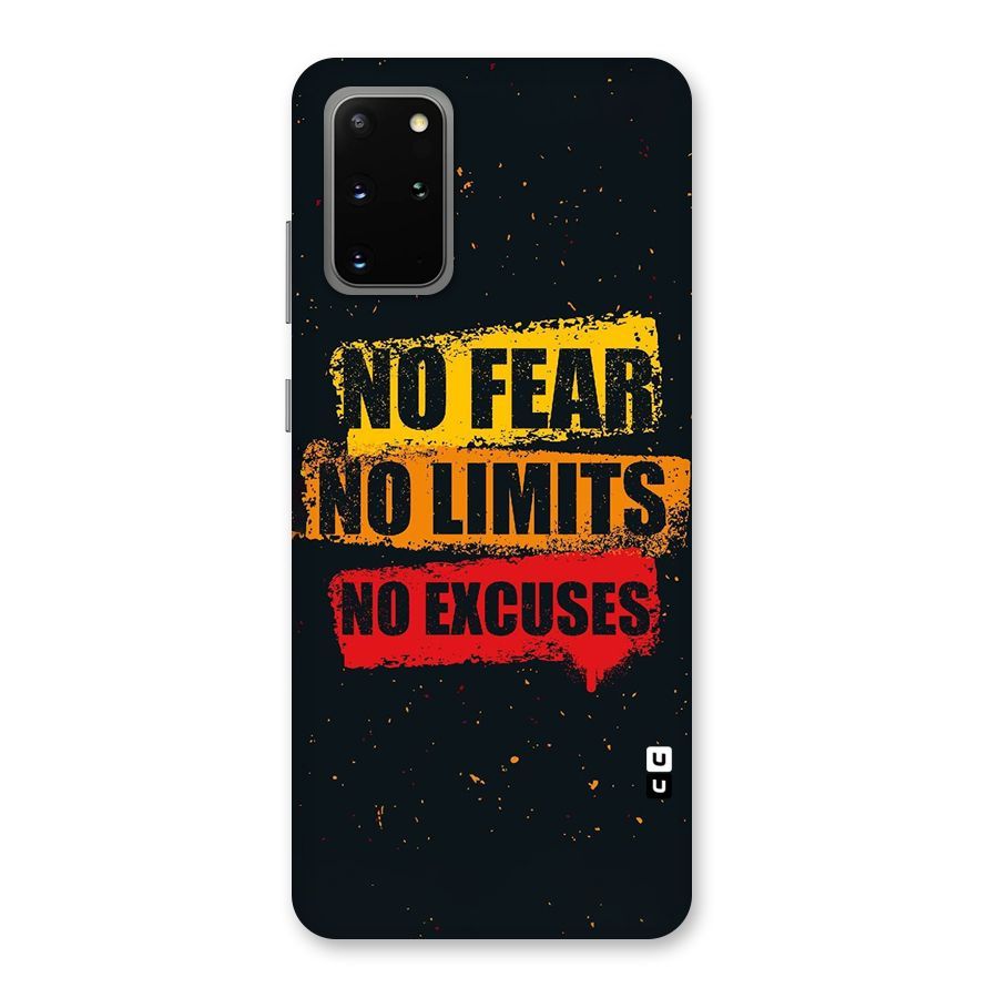 No Fear No Limits Back Case for Galaxy S20 Plus