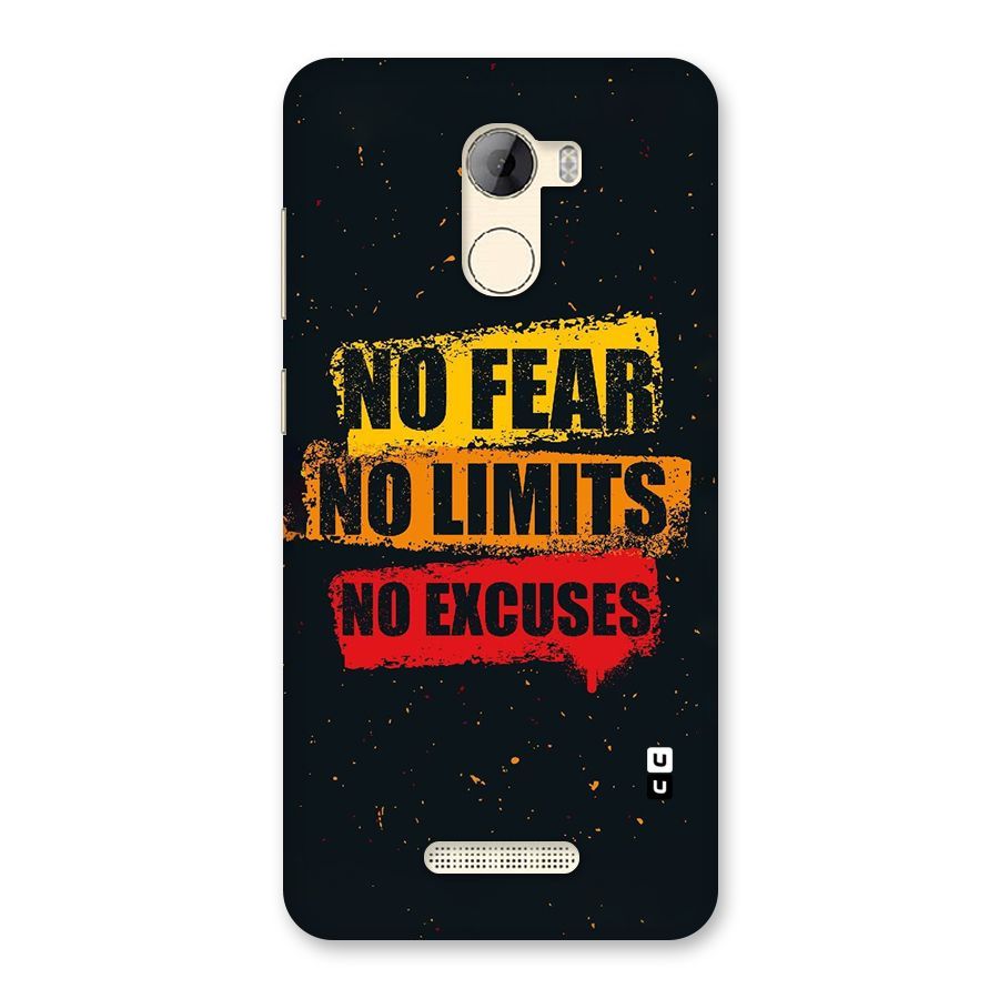 No Fear No Limits Back Case for Gionee A1 LIte
