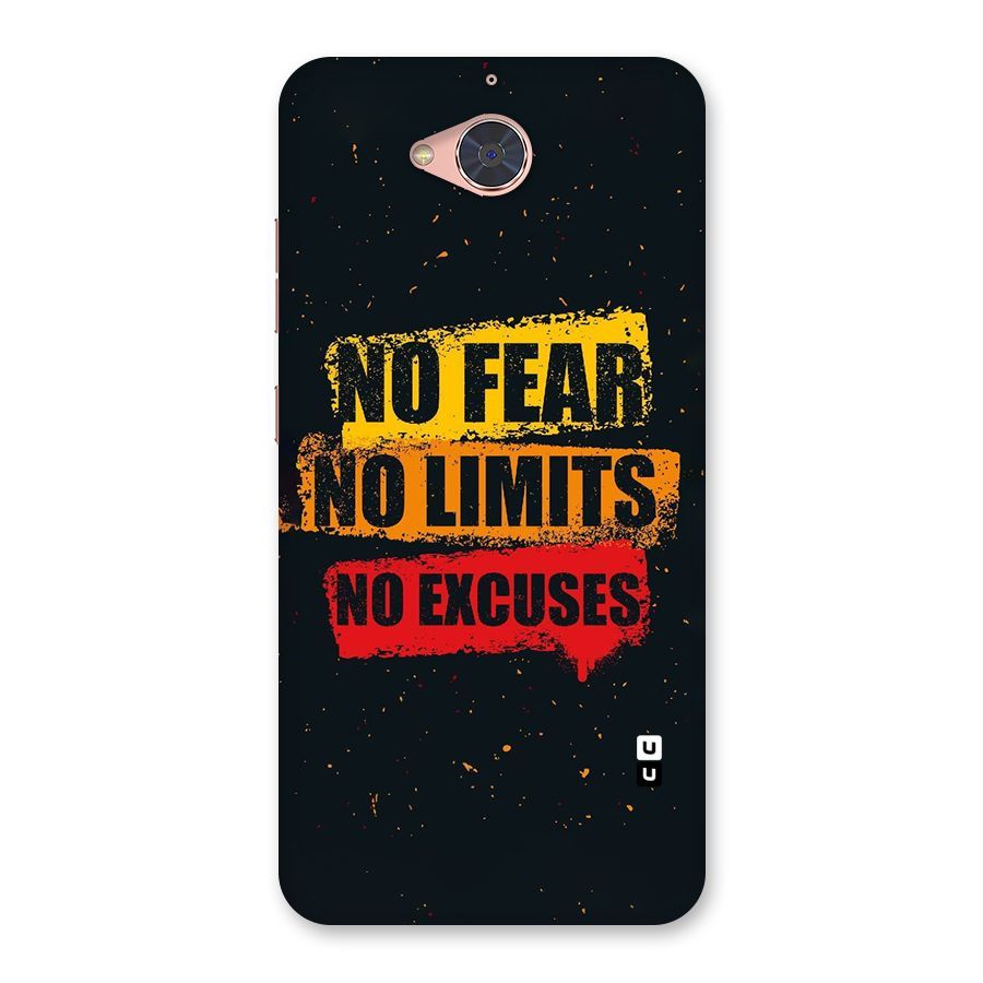 No Fear No Limits Back Case for Gionee S6 Pro