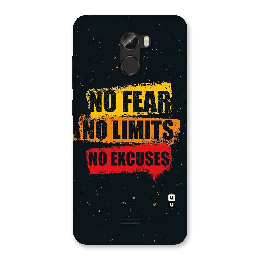 No Fear No Limits Back Case for Gionee X1