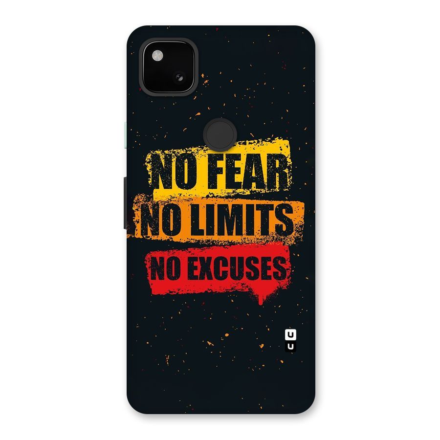 No Fear No Limits Back Case for Google Pixel 4a