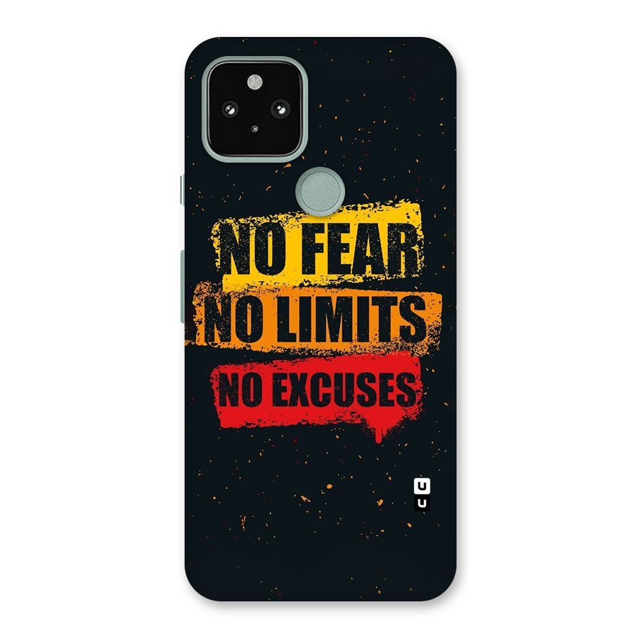 No Fear No Limits Back Case for Google Pixel 5