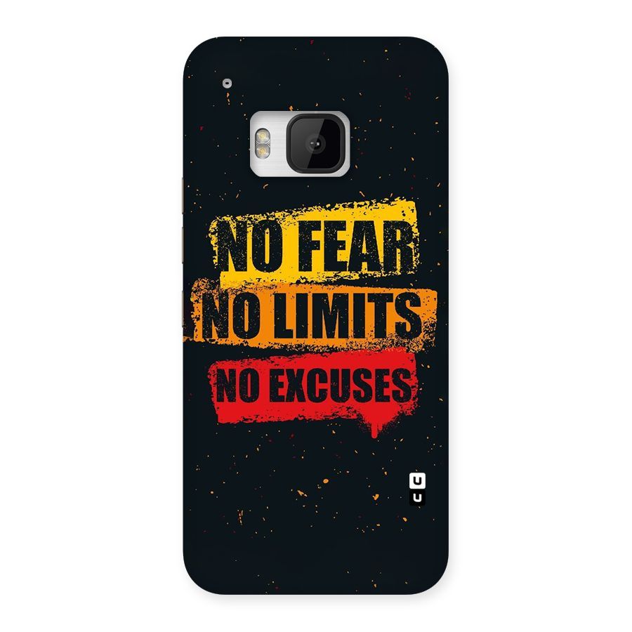 No Fear No Limits Back Case for HTC One M9