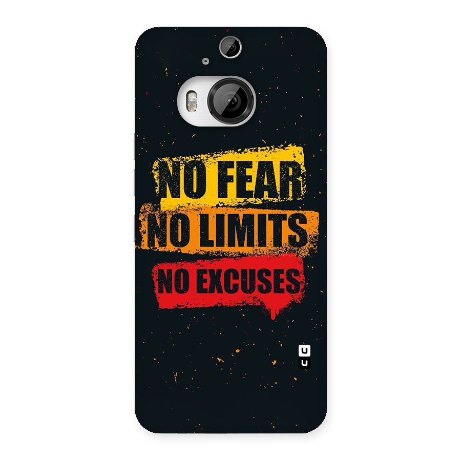 No Fear No Limits Back Case for HTC One M9 Plus