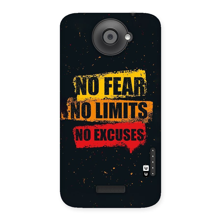 No Fear No Limits Back Case for HTC One X