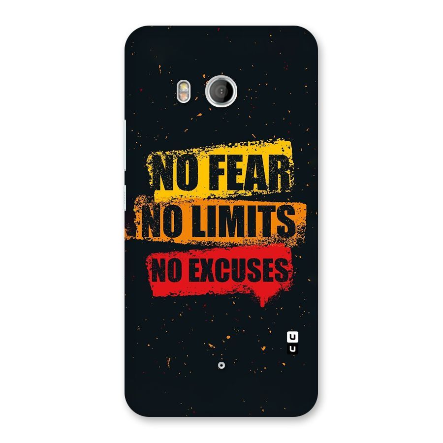No Fear No Limits Back Case for HTC U11