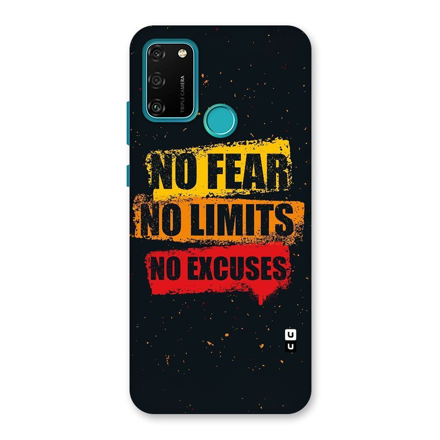 No Fear No Limits Back Case for Honor 9A