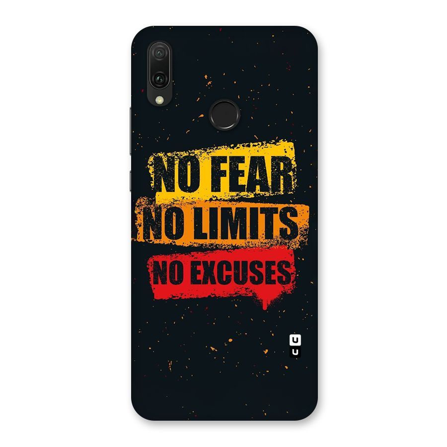 No Fear No Limits Back Case for Huawei Y9 (2019)