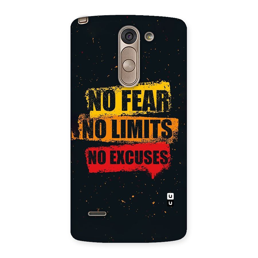 No Fear No Limits Back Case for LG G3 Stylus