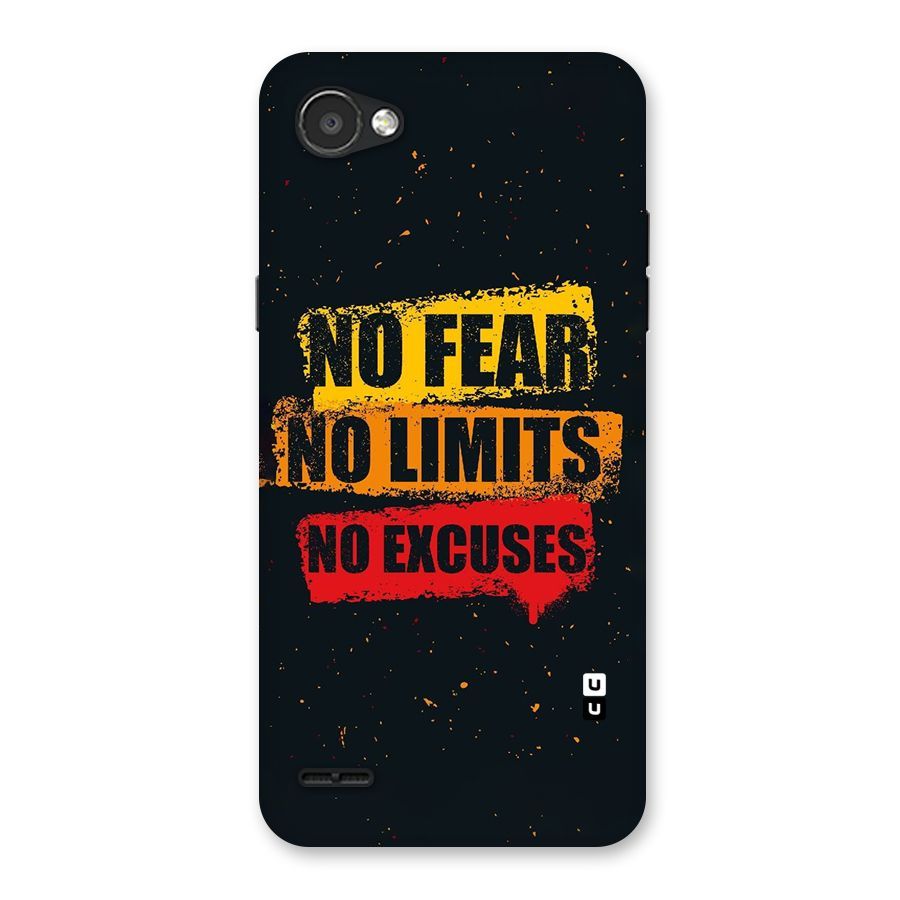 No Fear No Limits Back Case for LG Q6