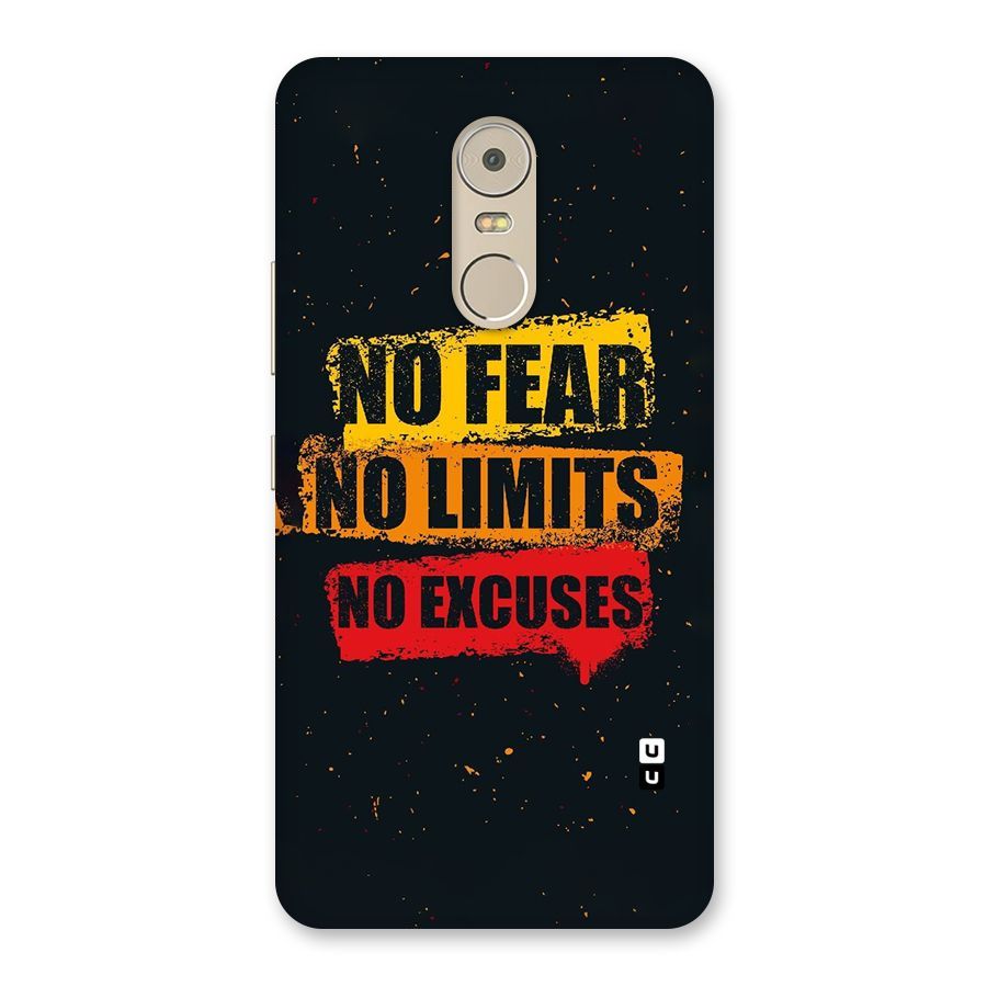 No Fear No Limits Back Case for Lenovo K6 Note