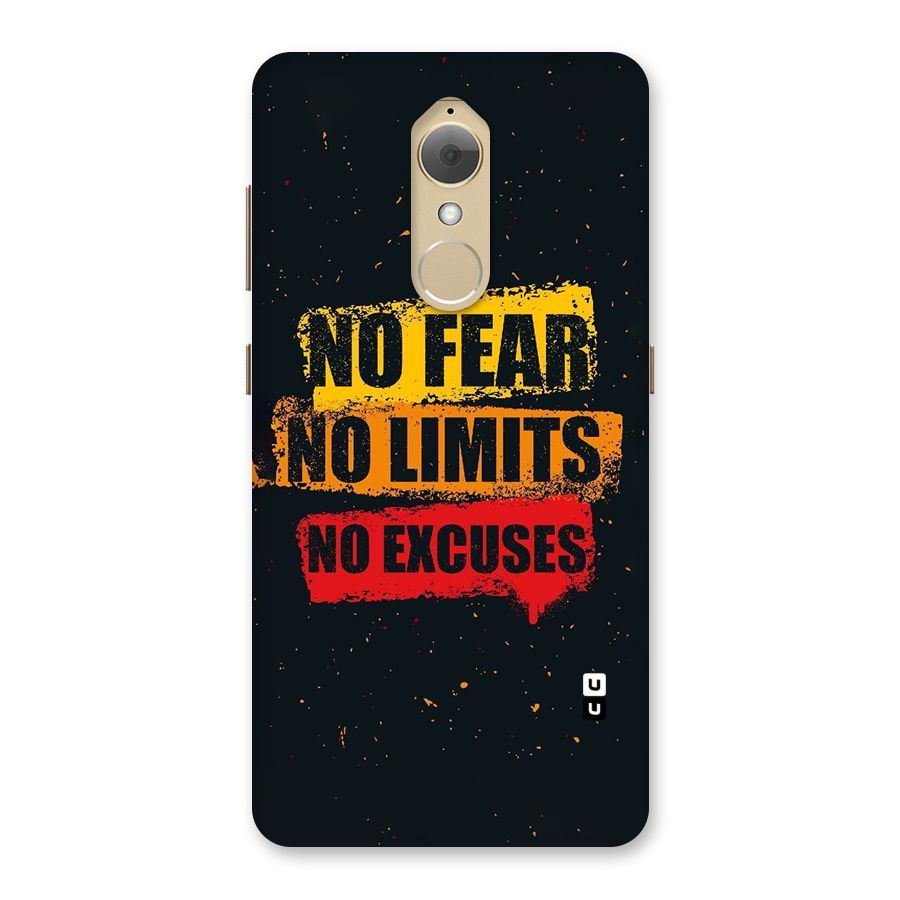 No Fear No Limits Back Case for Lenovo K8