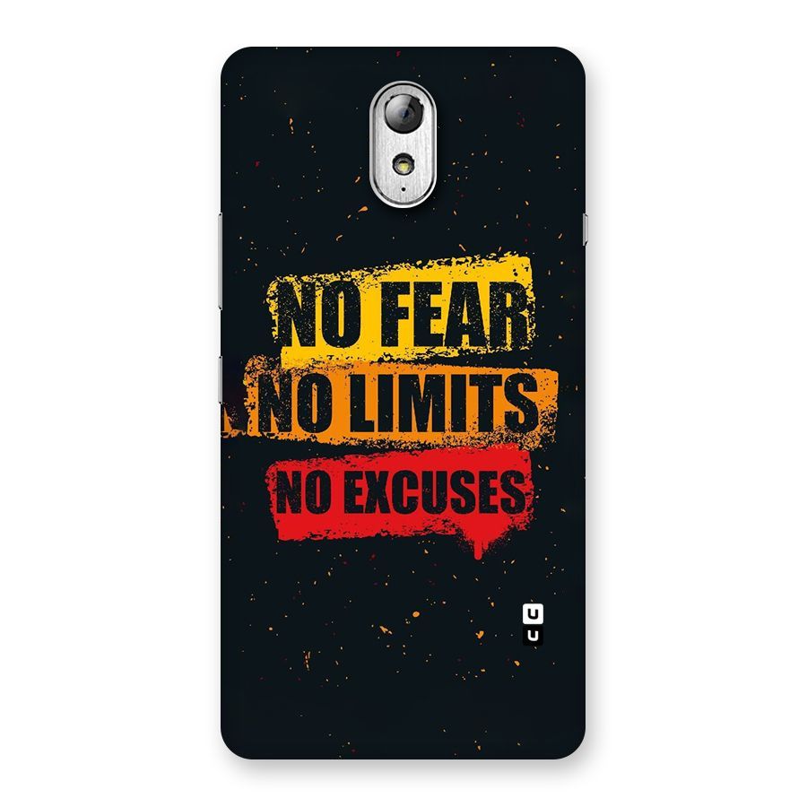 No Fear No Limits Back Case for Lenovo Vibe P1M