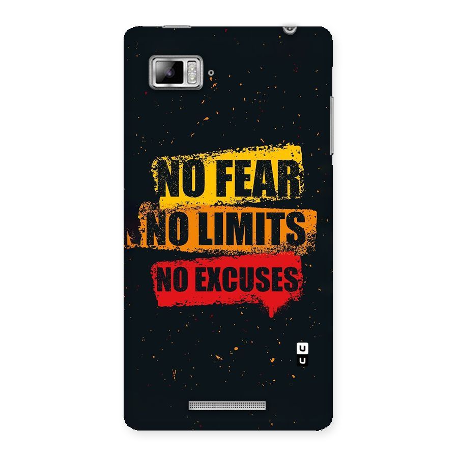 No Fear No Limits Back Case for Lenovo Vibe Z K910
