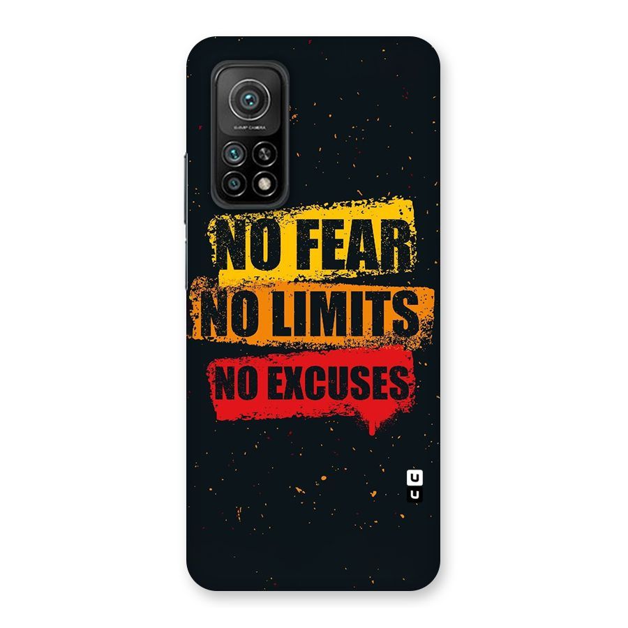 No Fear No Limits Back Case for Mi 10T 5G