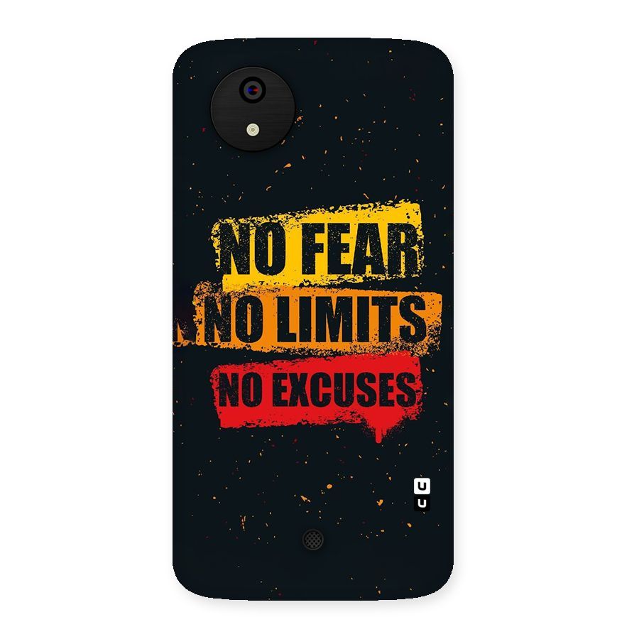 No Fear No Limits Back Case for Micromax Canvas A1